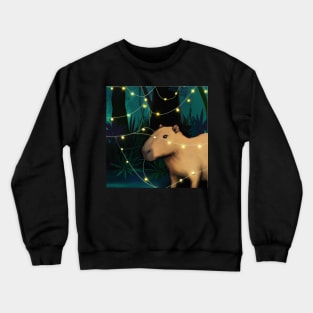 Capybara Happy Bara Crewneck Sweatshirt